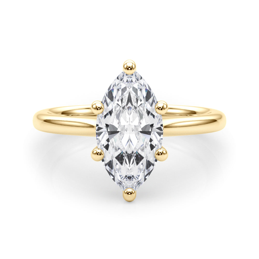 Marquise Diamond Solitaire Engagement Ring · 0.50 ct tw