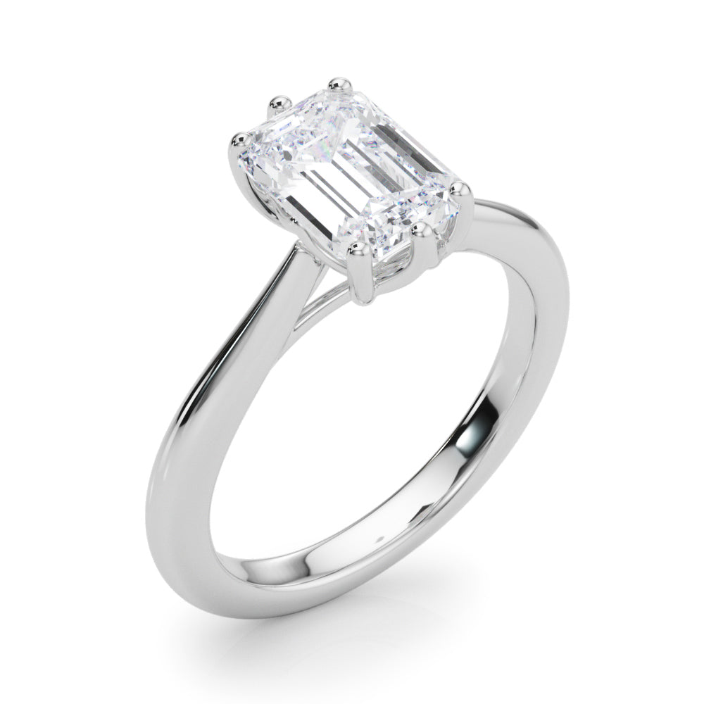 Emerald Cut Diamond Solitaire Engagement Ring · 2.00 ct tw