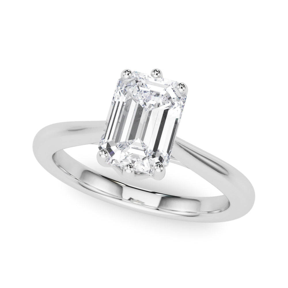 Emerald Cut Diamond Solitaire Engagement Ring · 1.00 ct tw