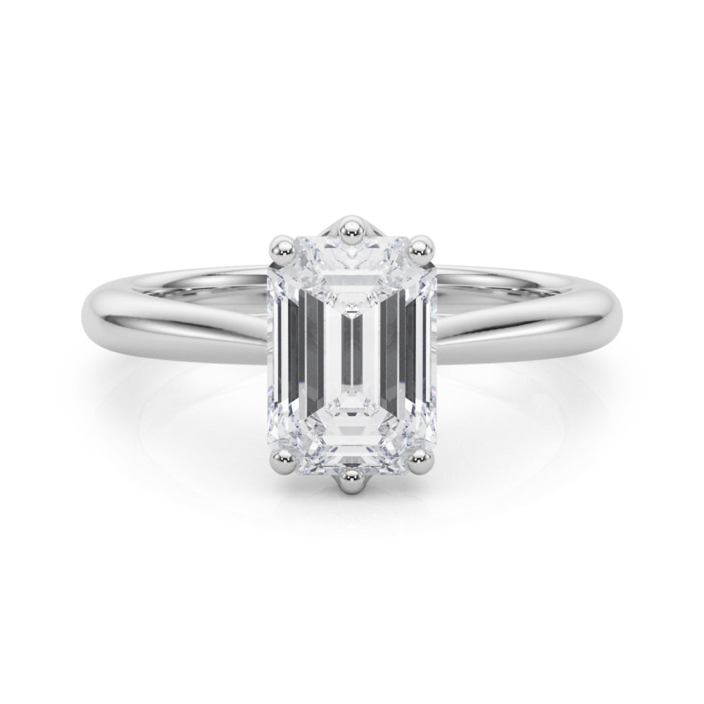 Emerald Cut Diamond Solitaire Engagement Ring · 1.00 ct tw