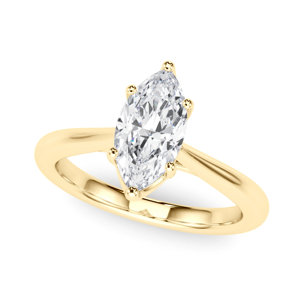 Marquise Diamond Solitaire Engagement Ring · 1.00 ct tw