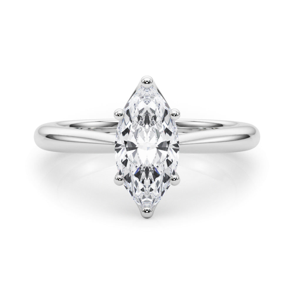 Marquise Diamond Solitaire Engagement Ring · 1.00 ct tw