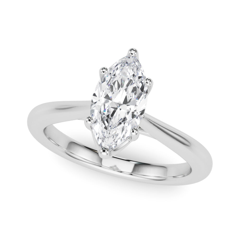 Marquise Diamond Solitaire Engagement Ring · 1.00 ct tw