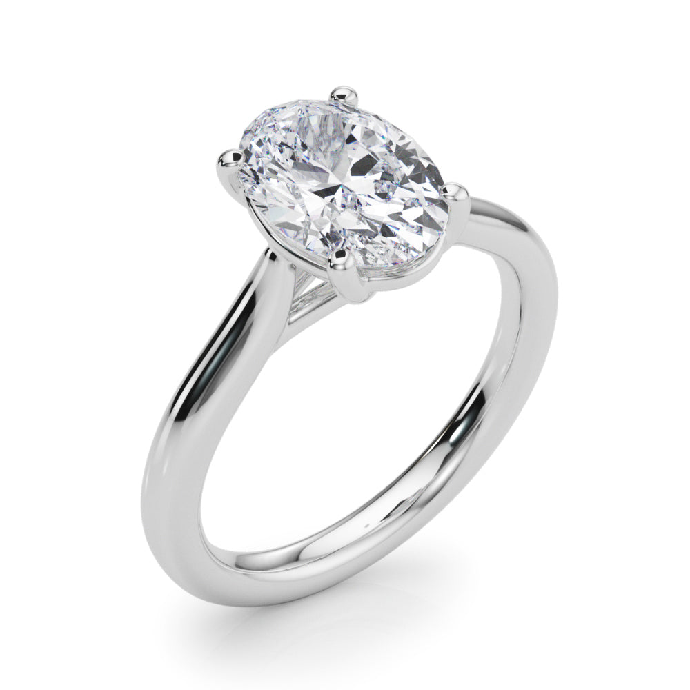 Oval Solitaire Engagement Ring