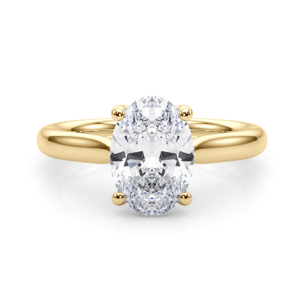 Oval Diamond Solitaire Engagement Ring · 2.00 ct tw