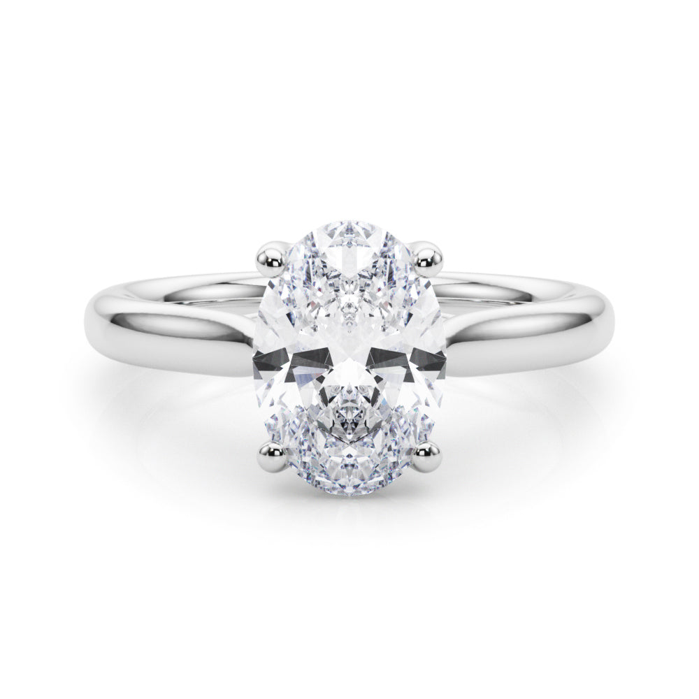Oval Solitaire Engagement Ring