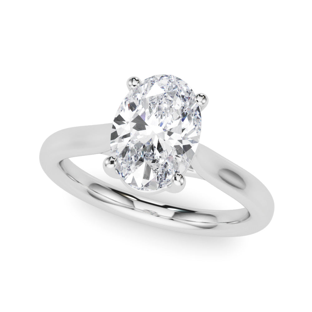 Oval Diamond Solitaire Engagement Ring · 2.00 ct tw