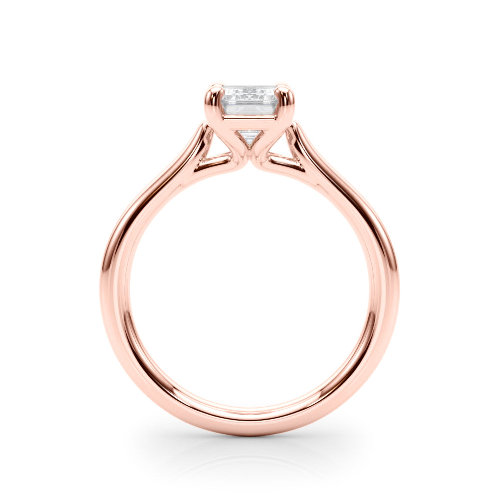 Emerald Cut Solitaire Engagement Ring