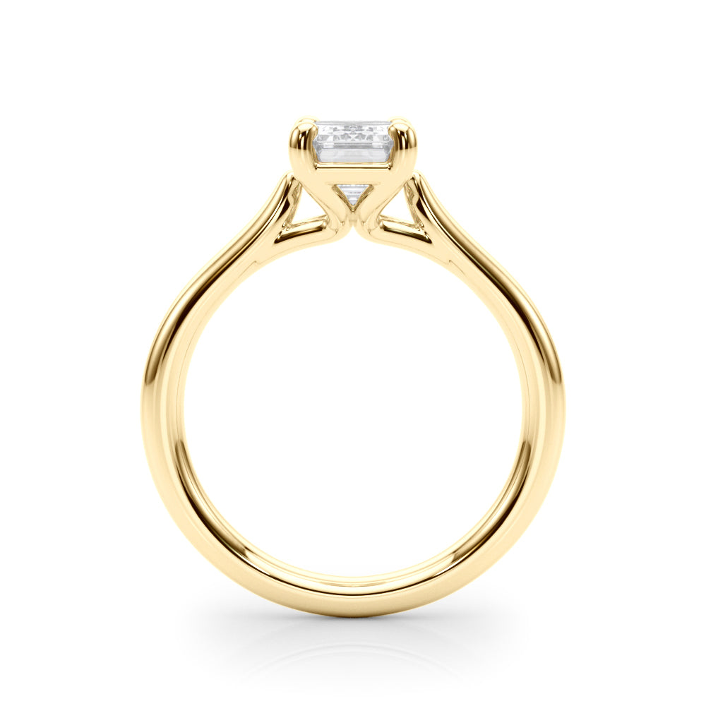 Emerald Cut Diamond Solitaire Engagement Ring · 0.90 ct tw