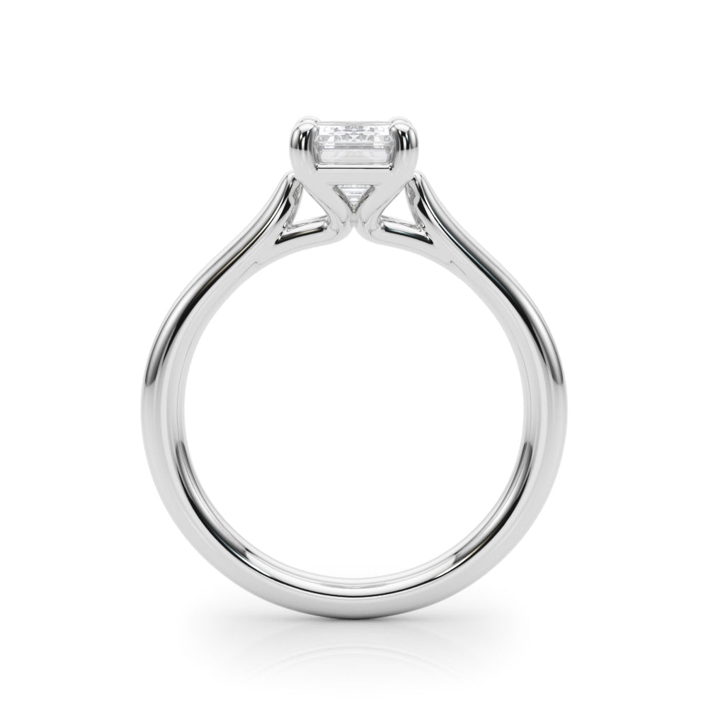 Emerald Cut Solitaire Engagement Ring