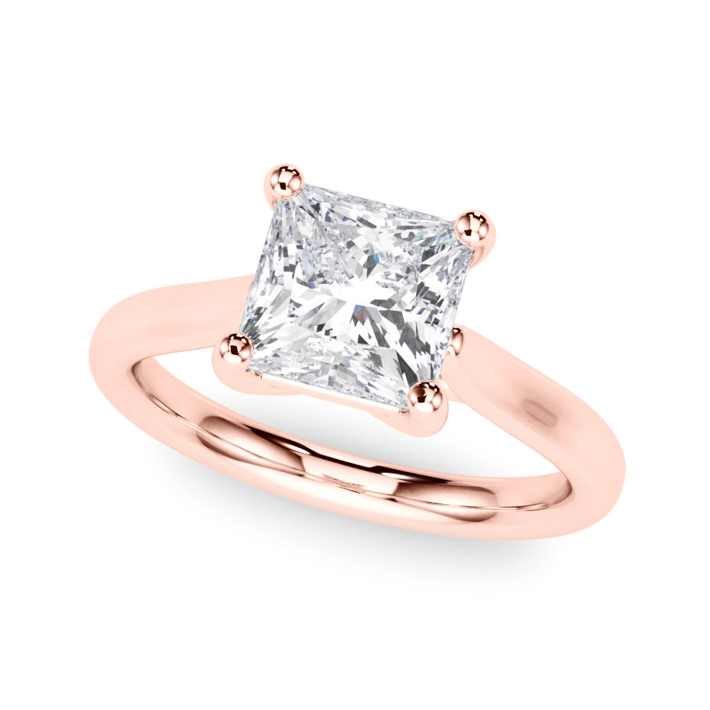 Princess Cut Diamond Solitaire Engagement Ring · 0.75 ct tw