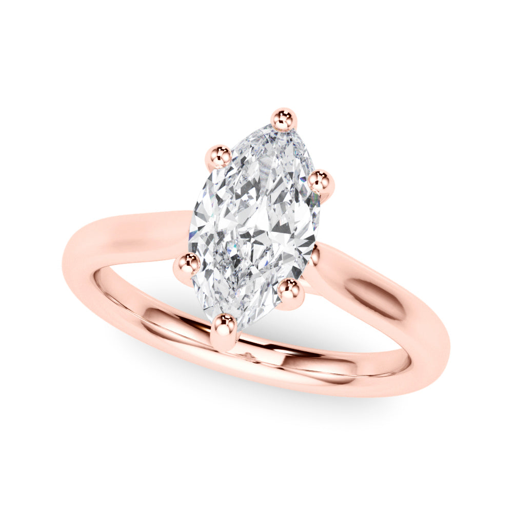 Marquise Diamond Solitaire Engagement Ring · 1.00 ct tw