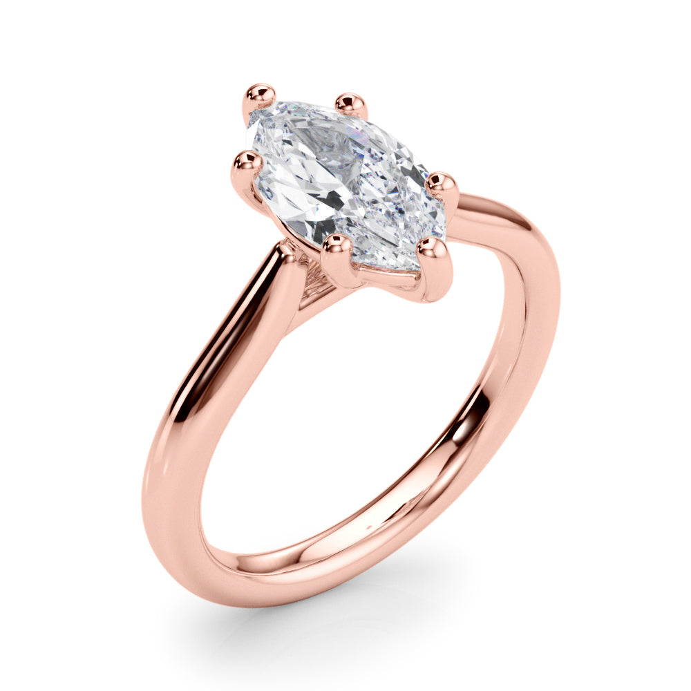 Marquise Diamond Solitaire Engagement Ring · 1.00 ct tw
