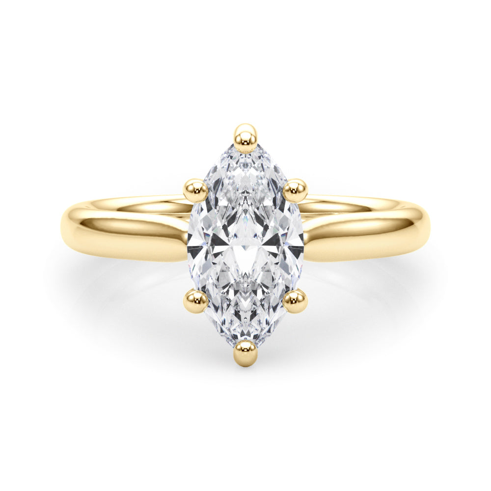 Marquise Solitaire Engagement Ring