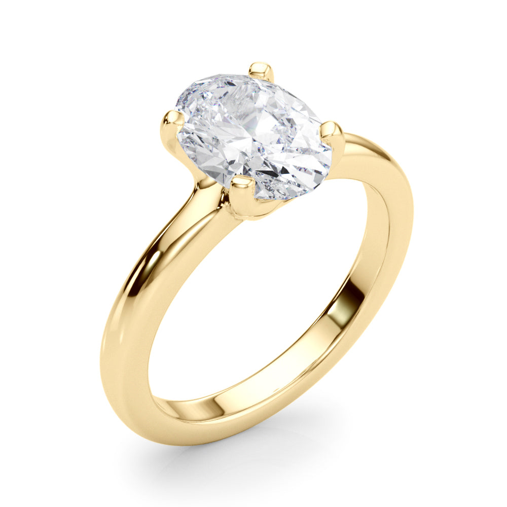 Oval Solitaire Engagement Ring