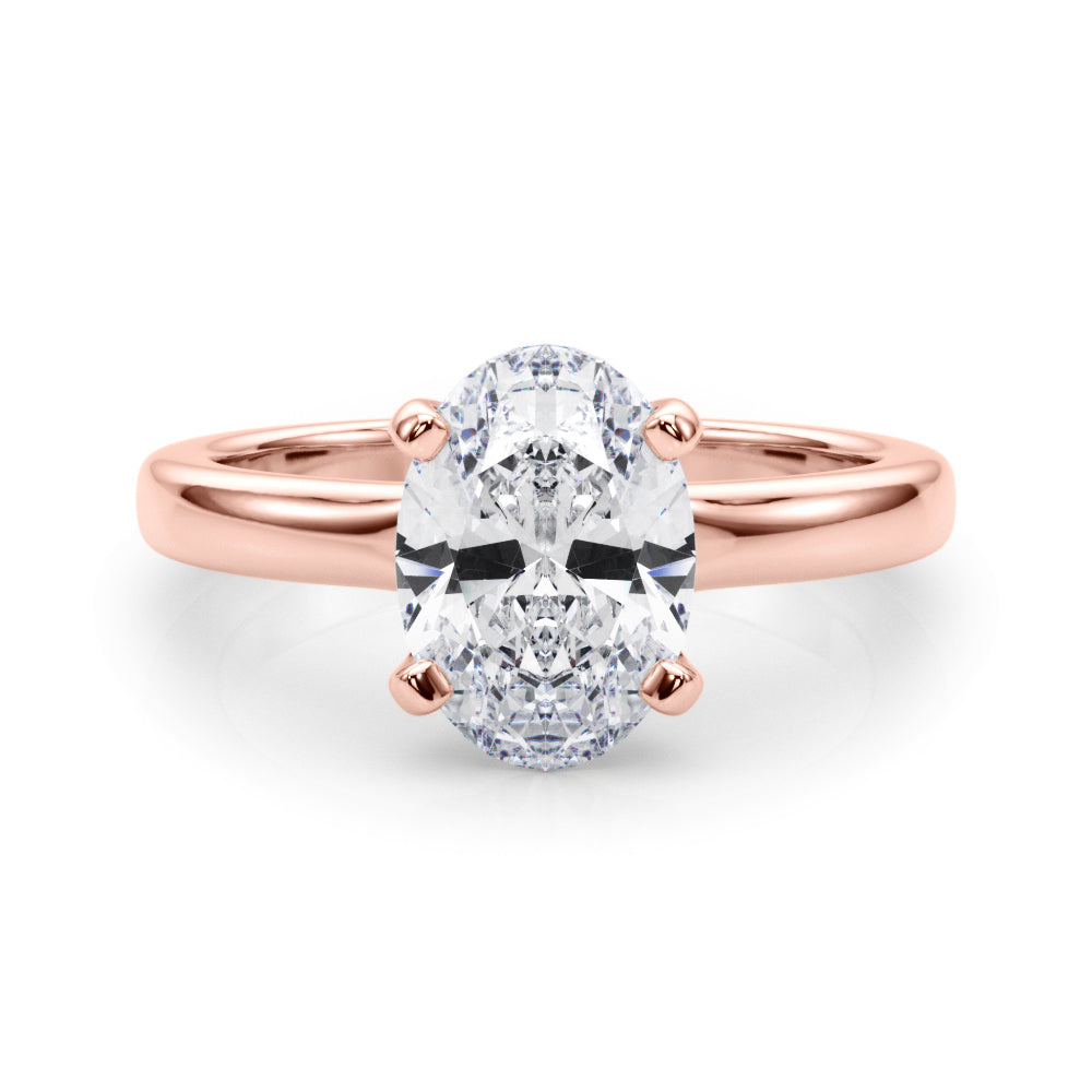 Oval Solitaire Engagement Ring