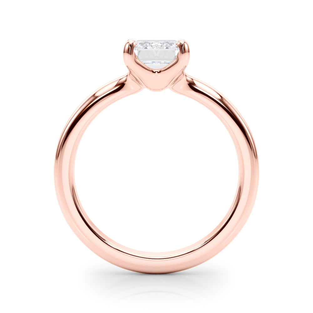 Emerald Cut Solitaire Engagement Ring