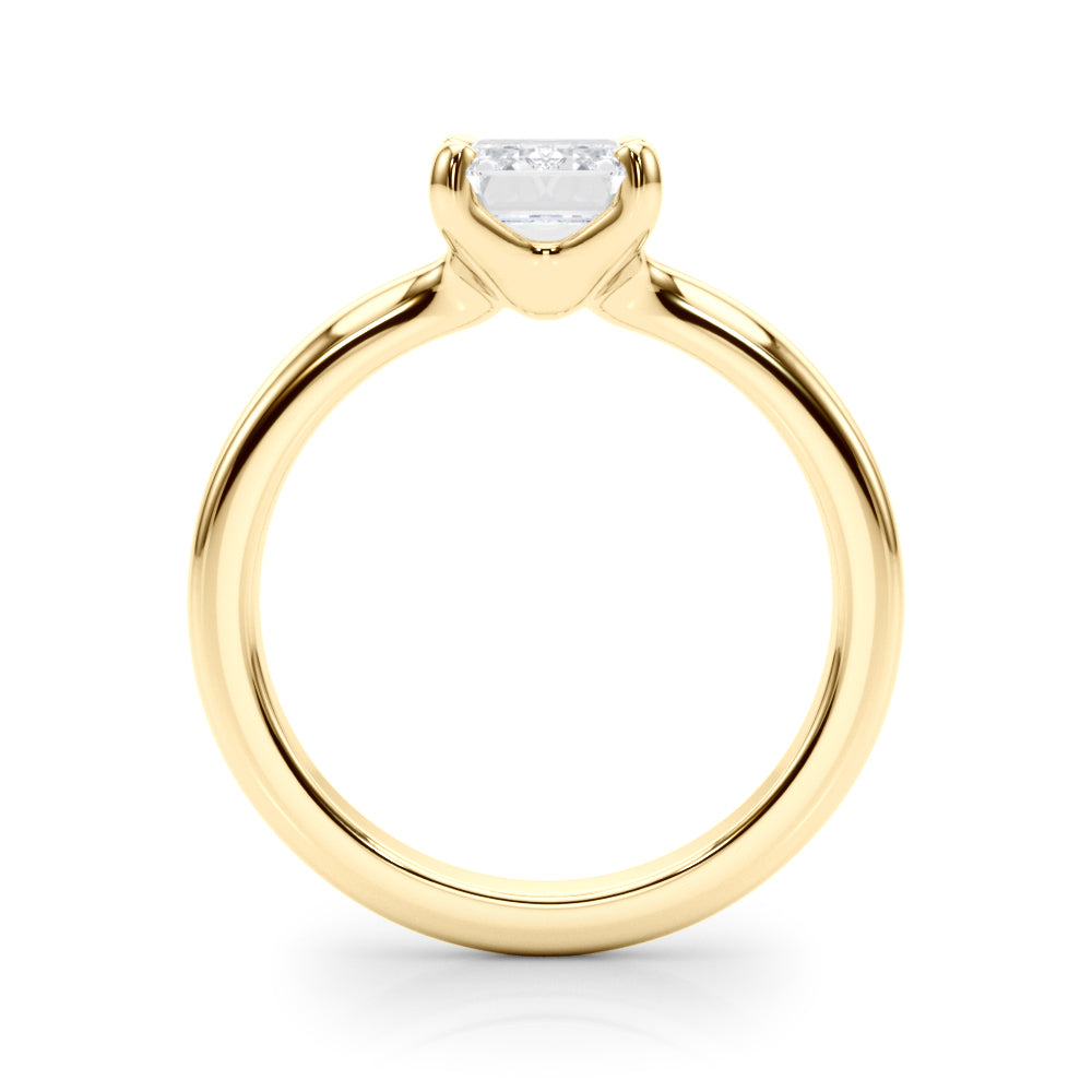Emerald Cut Solitaire Engagement Ring