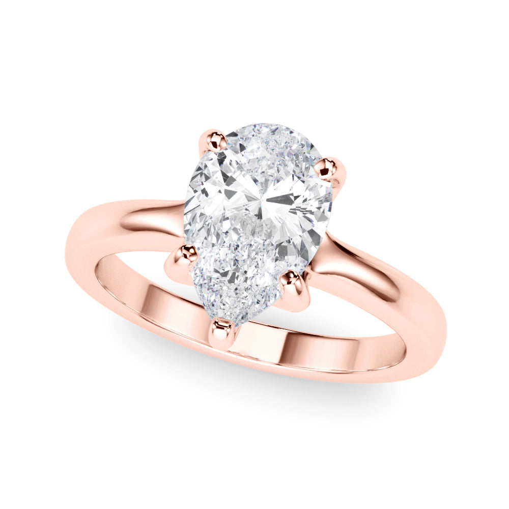 Pear Shape Solitaire Engagement Ring