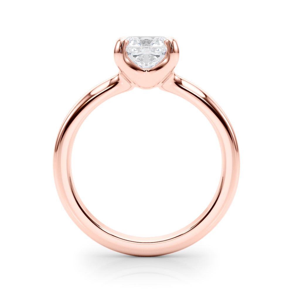 Cushion Double Prong Engagement Ring