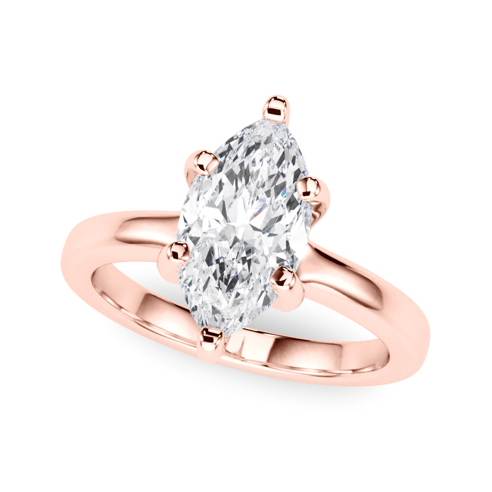 Marquise Solitaire Engagement Ring
