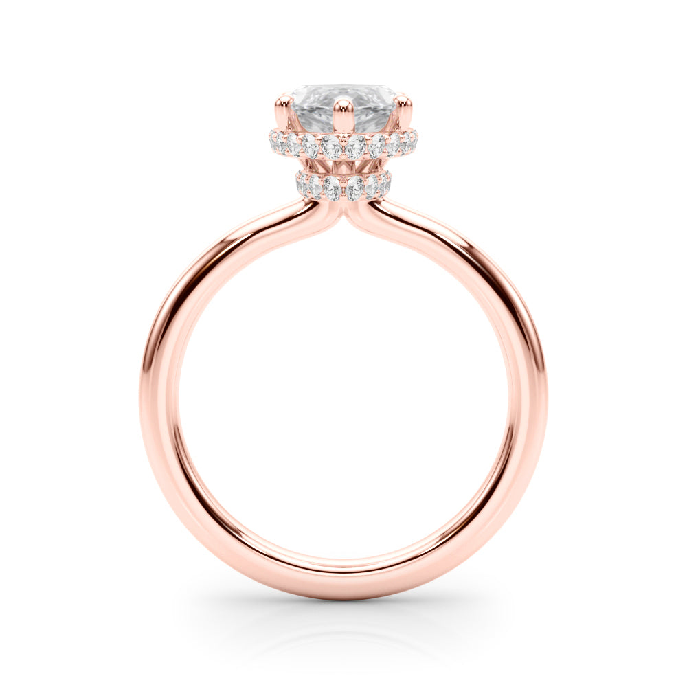 Marquise Halo Diamond Engagement Ring · 2.27 ct tw