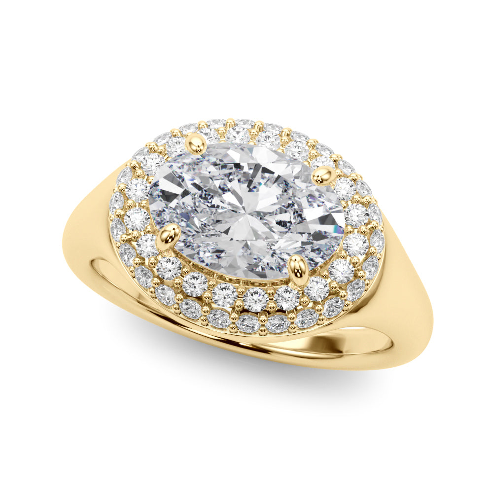 Oval Trellis Diamond Engagement Ring · 2.40 ct tw