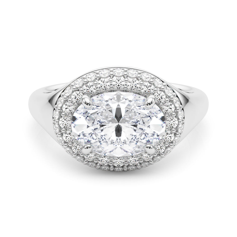 Oval Trellis Diamond Engagement Ring · 2.40 ct tw