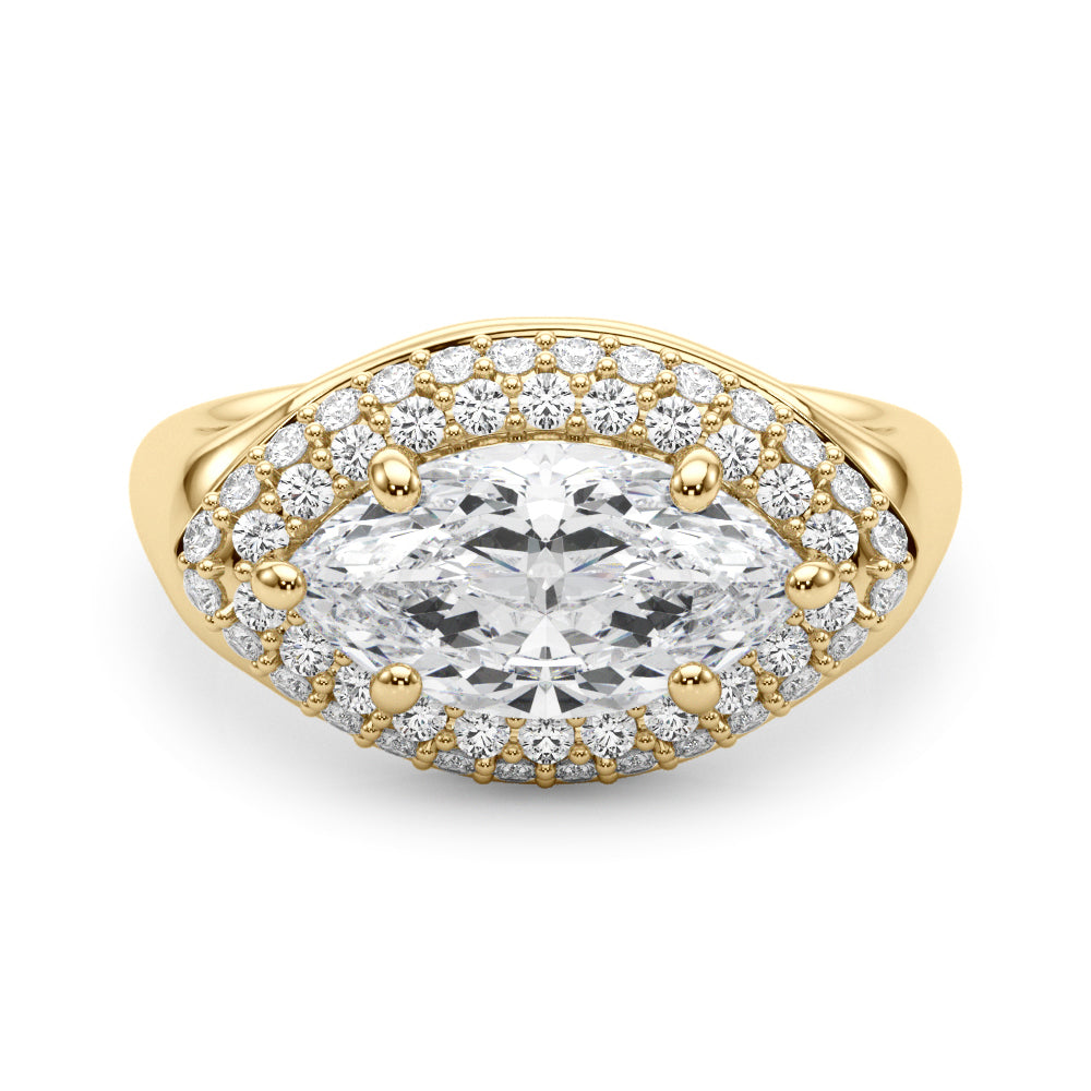 Marquise Trellis Diamond Engagement Ring · 1.44 ct tw