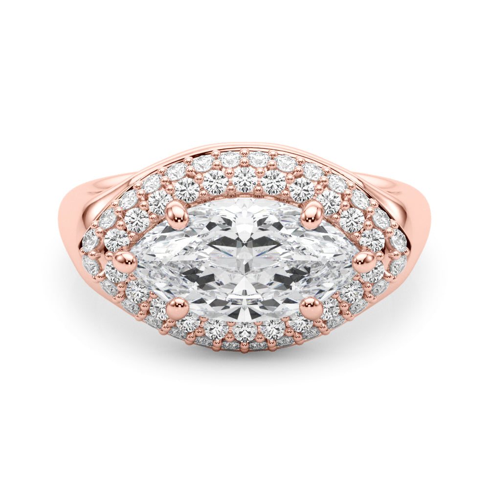 Marquise Trellis Diamond Engagement Ring · 1.44 ct tw