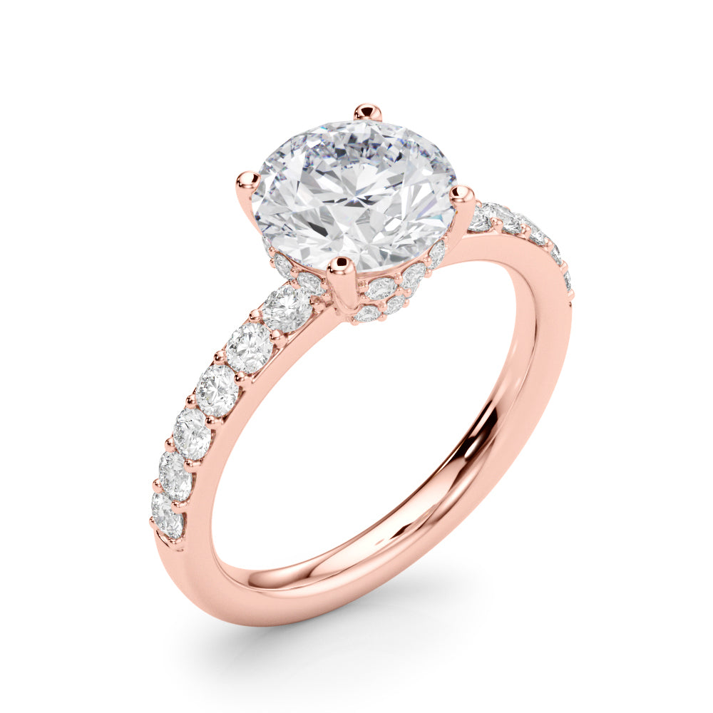 Round Center Diamond Engagement Ring · 1.20 ct tw
