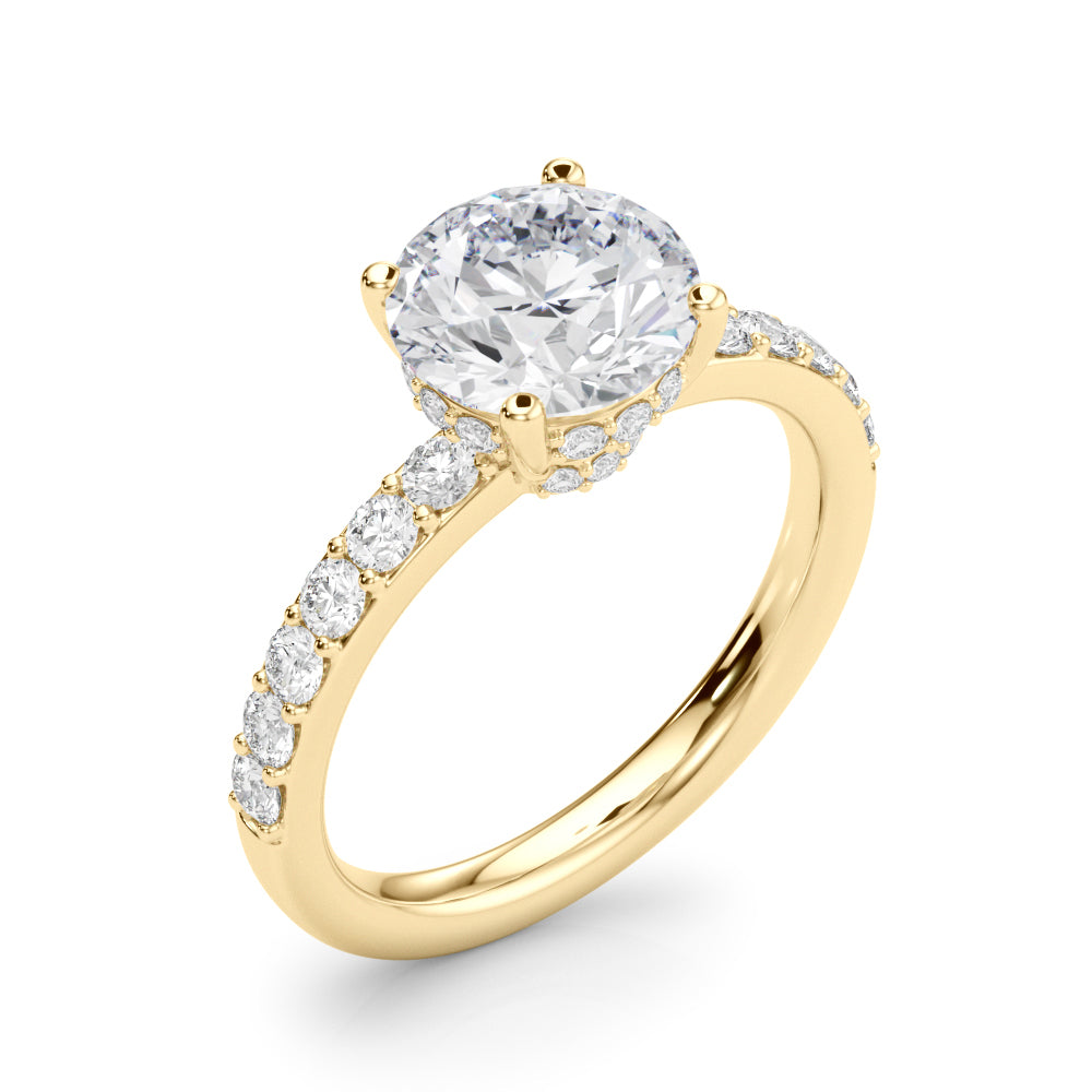 Round Center Diamond Engagement Ring · 1.98 ct tw