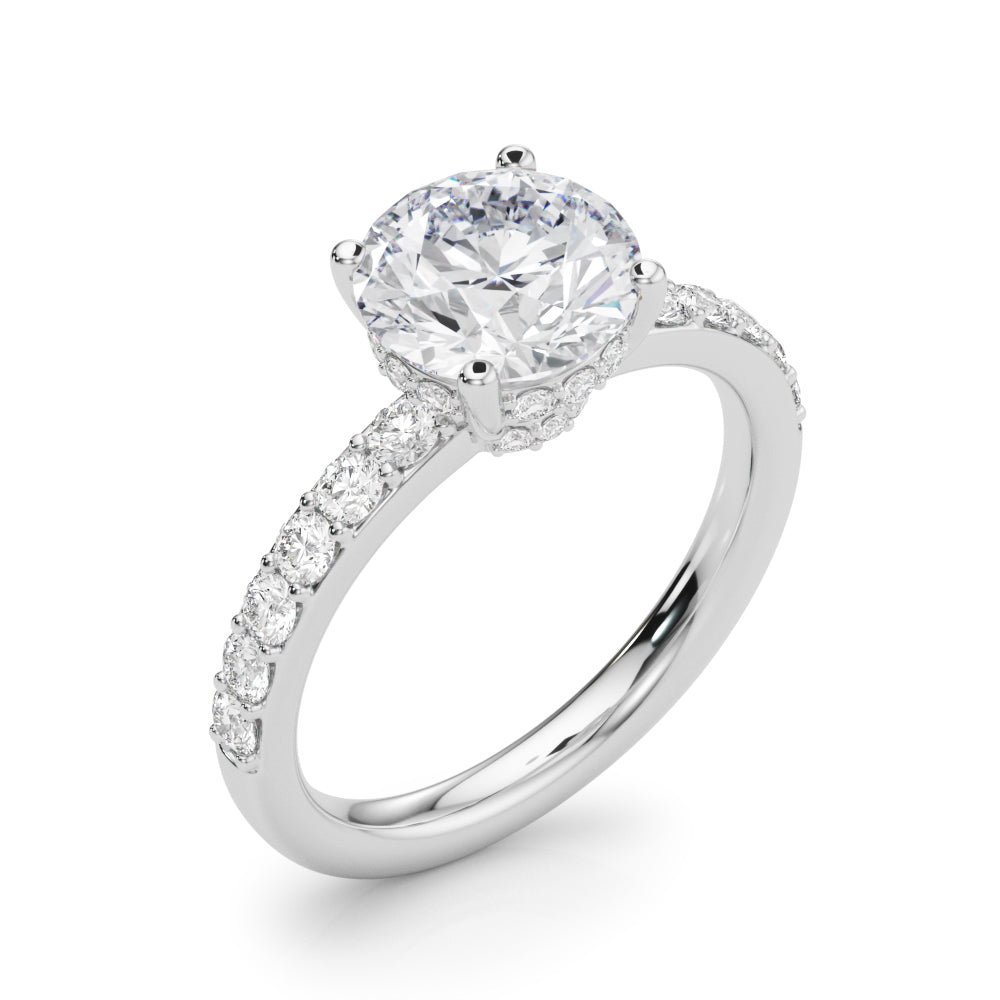 Round Center Diamond Engagement Ring · 1.20 ct tw