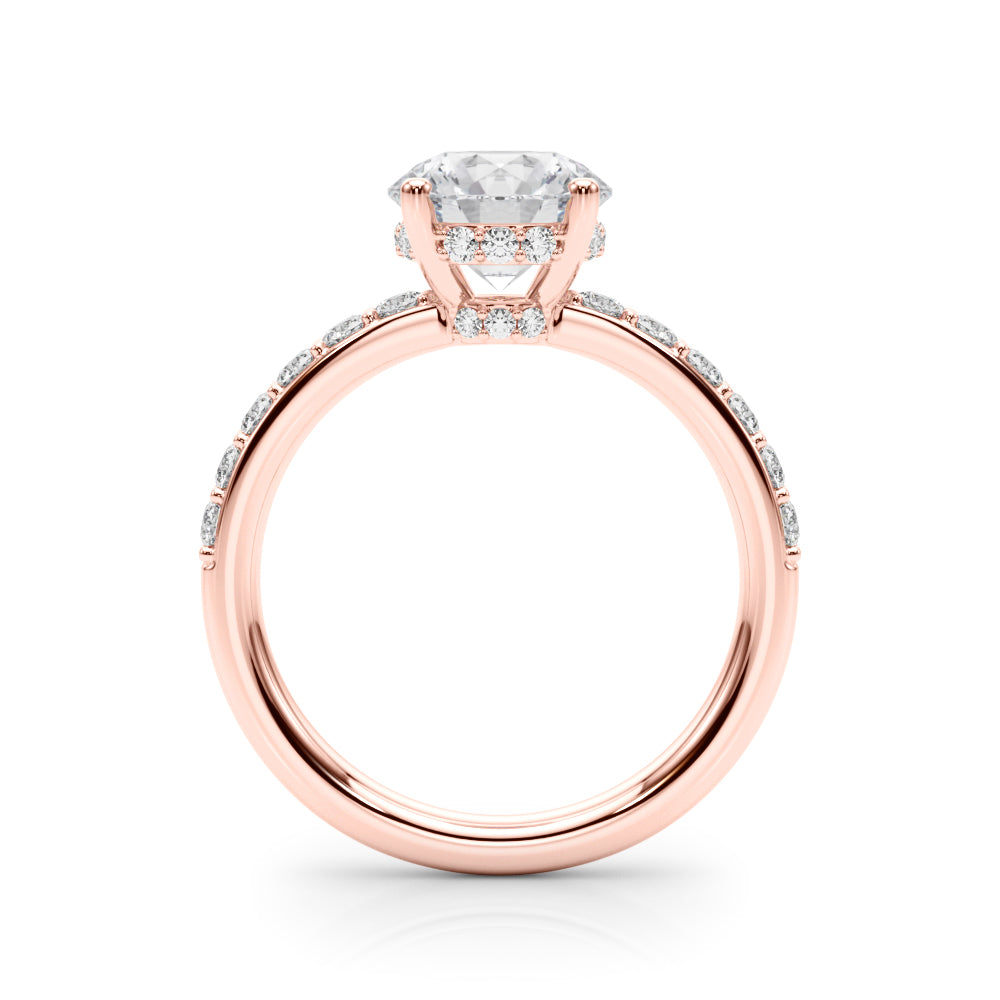 Round Center Diamond Engagement Ring · 1.20 ct tw