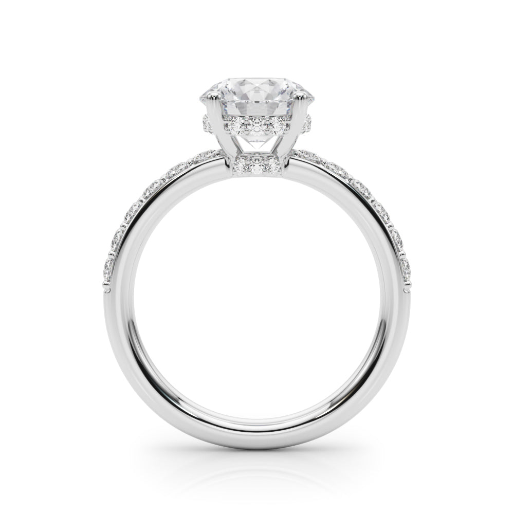 Round Center Diamond Engagement Ring · 1.98 ct tw