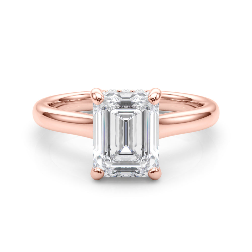 Emerald Diamond Engagement Ring · 1.37 ct tw