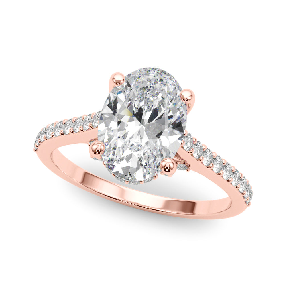 Oval Center Diamond Engagement Ring · 2.38 ct tw
