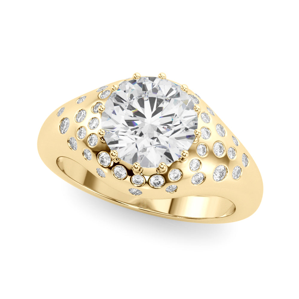 Round Center Diamond Engagement Ring · 2.77 ct tw