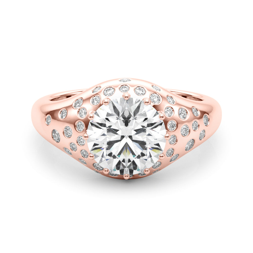 Round Center Diamond Engagement Ring · 1.26 ct tw