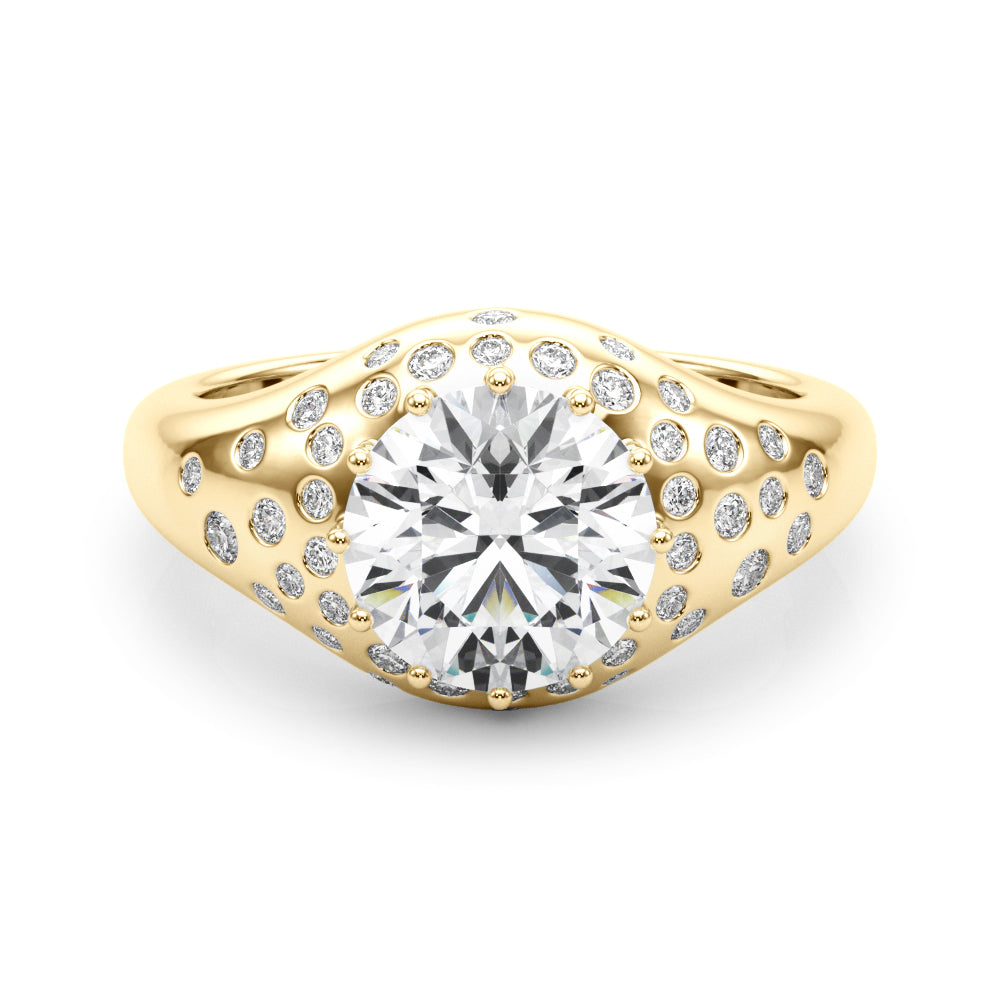 Round Center Diamond Engagement Ring · 2.77 ct tw
