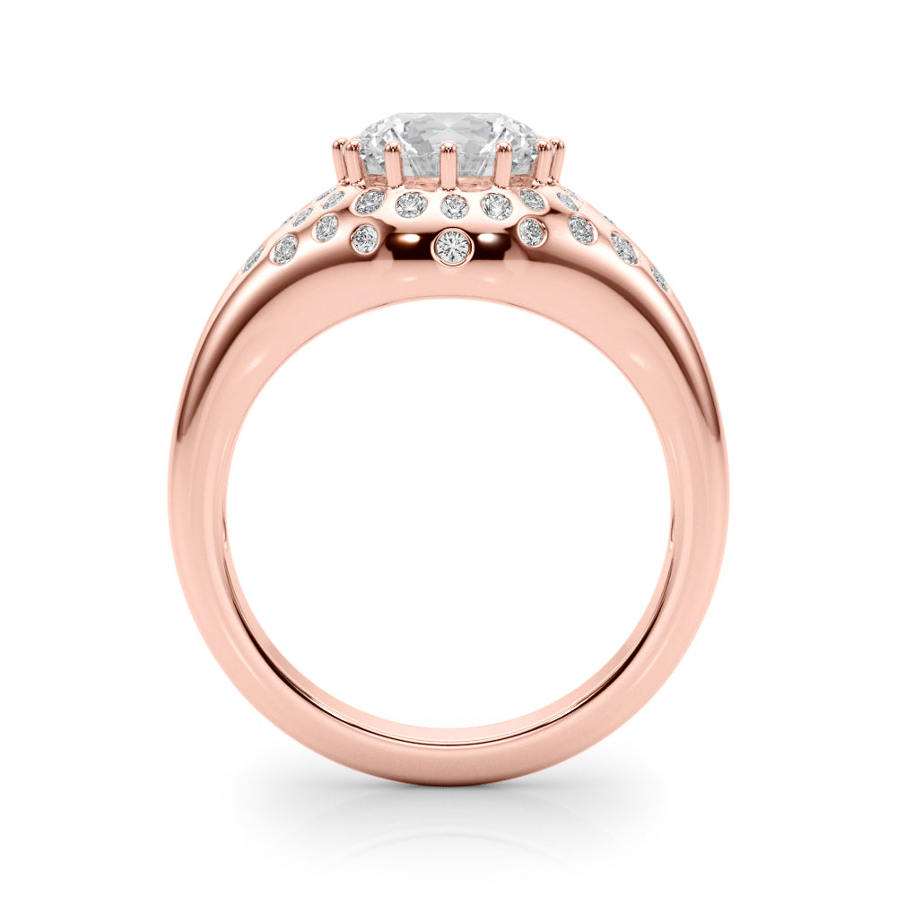 Round Center Diamond Engagement Ring · 1.26 ct tw
