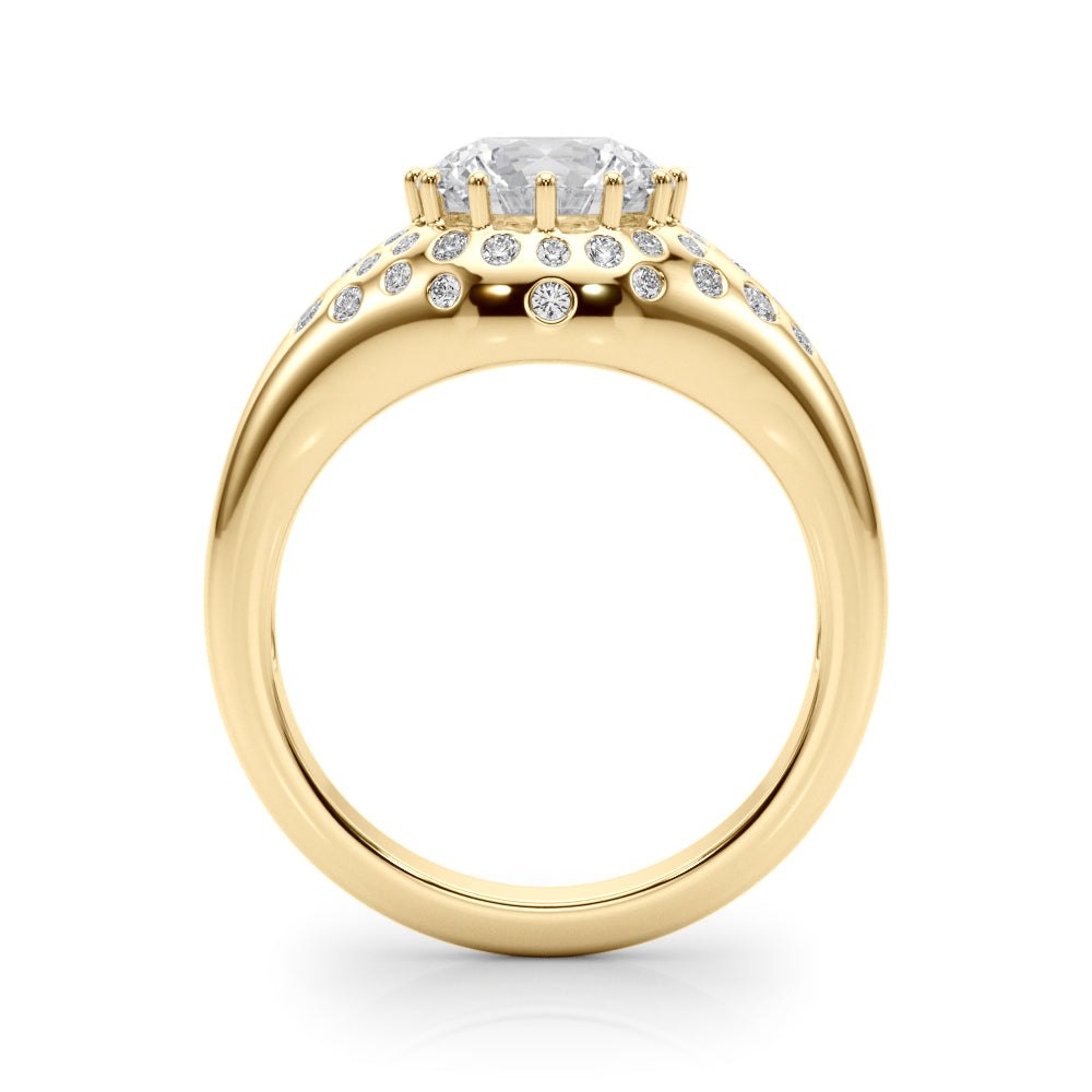 Round Center Diamond Engagement Ring · 2.77 ct tw