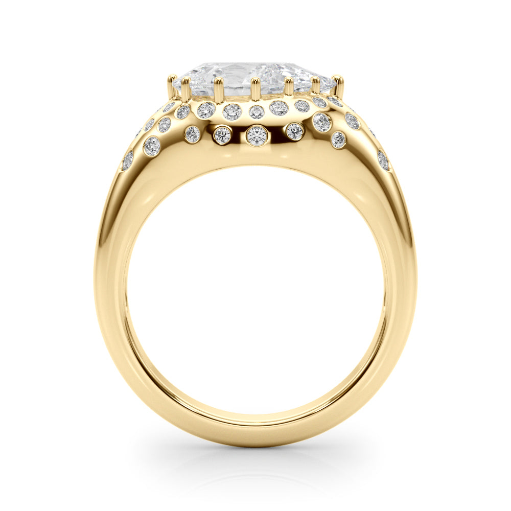 Pear PS Center Diamond Engagement Ring · 0.30 ct tw