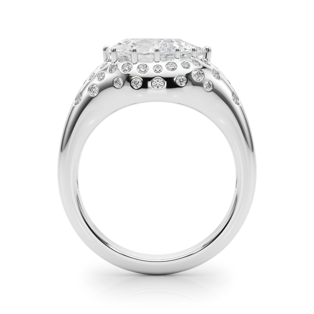 Pear PS Center Diamond Engagement Ring · 0.30 ct tw