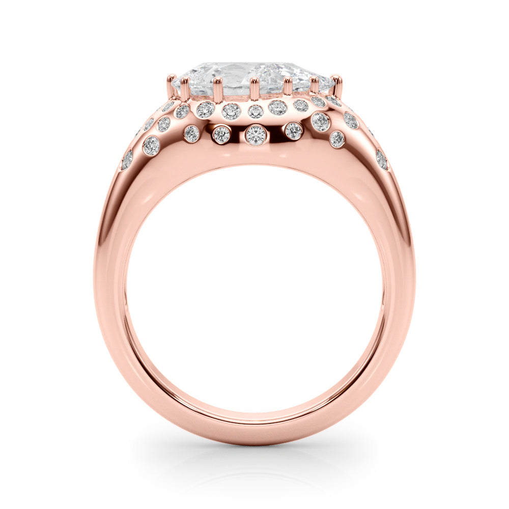 Pear PS Center Diamond Engagement Ring · 0.29 ct tw