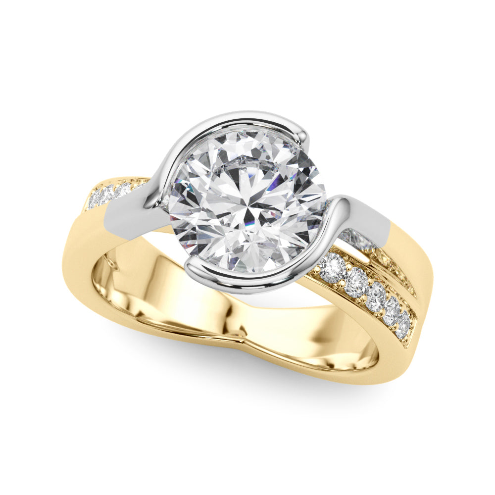 Round Diamond Engagement Ring · 3.25 ct tw