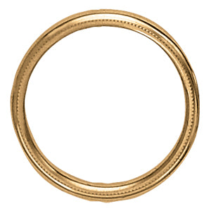 6 0.0 MM Comfort Fit Milgrain Band