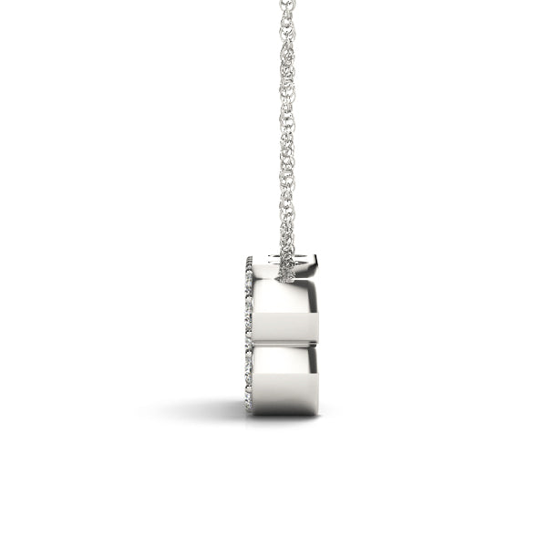 1/10 Cttw B Initial Diamond Pendant · 0.10 ct tw