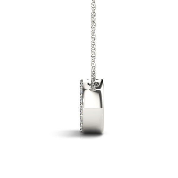 1/10 Cttw E Initial Diamond Pendant · 0.09 ct tw