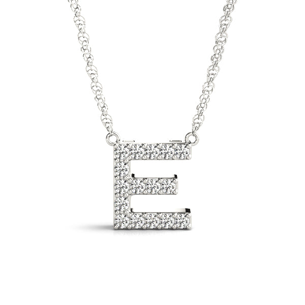 1/15 Cttw E Initial Diamond Pendant · 0.08 ct tw